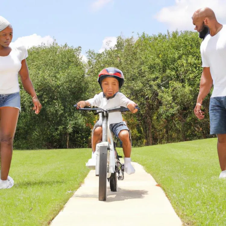 Dziecko na rowerze przed czy za rodzicem?