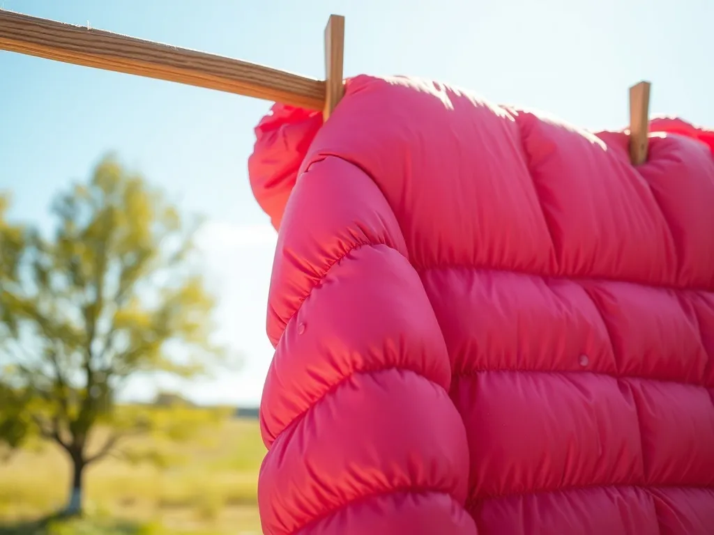 Czy kurtkę puchową można prać w pralce? 